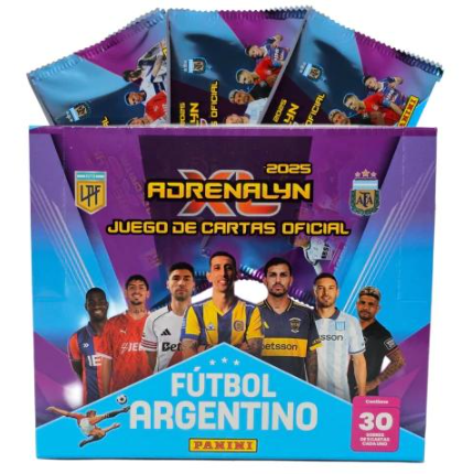 Portada de la colección Panini Adrenalyn XL Fútbol Argentino 2025