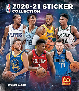 Portada de la colección Panini NBA Sticker & Card 2020-21