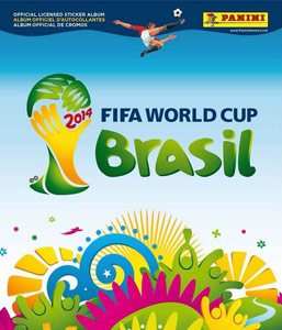 Portada del álbum oficial Panini del Mundial Brasil 2014