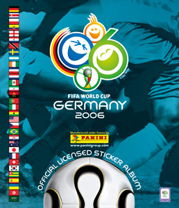Portada del álbum oficial Panini del Mundial Alemania 2006