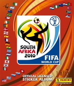 Portada del álbum oficial Panini del Mundial Sudáfrica 2010